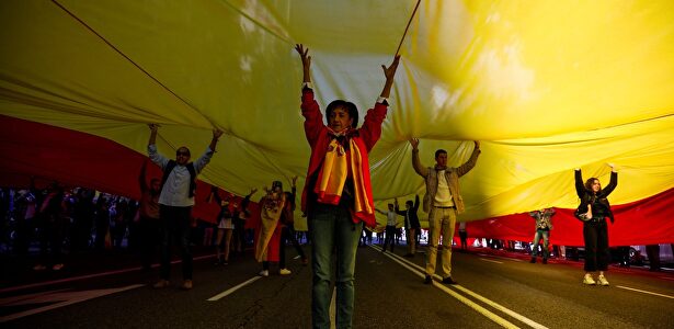 La manifestación de Colón, en imágenes