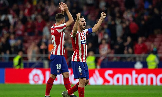 Koke, uno de los grandes protagonistas del partido |  EFE