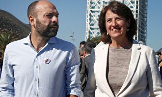 Marcel Mauri (Omnium) y Elisenda Paluzie (ANC) |  EFE