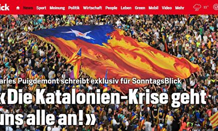 El artículo en Blick