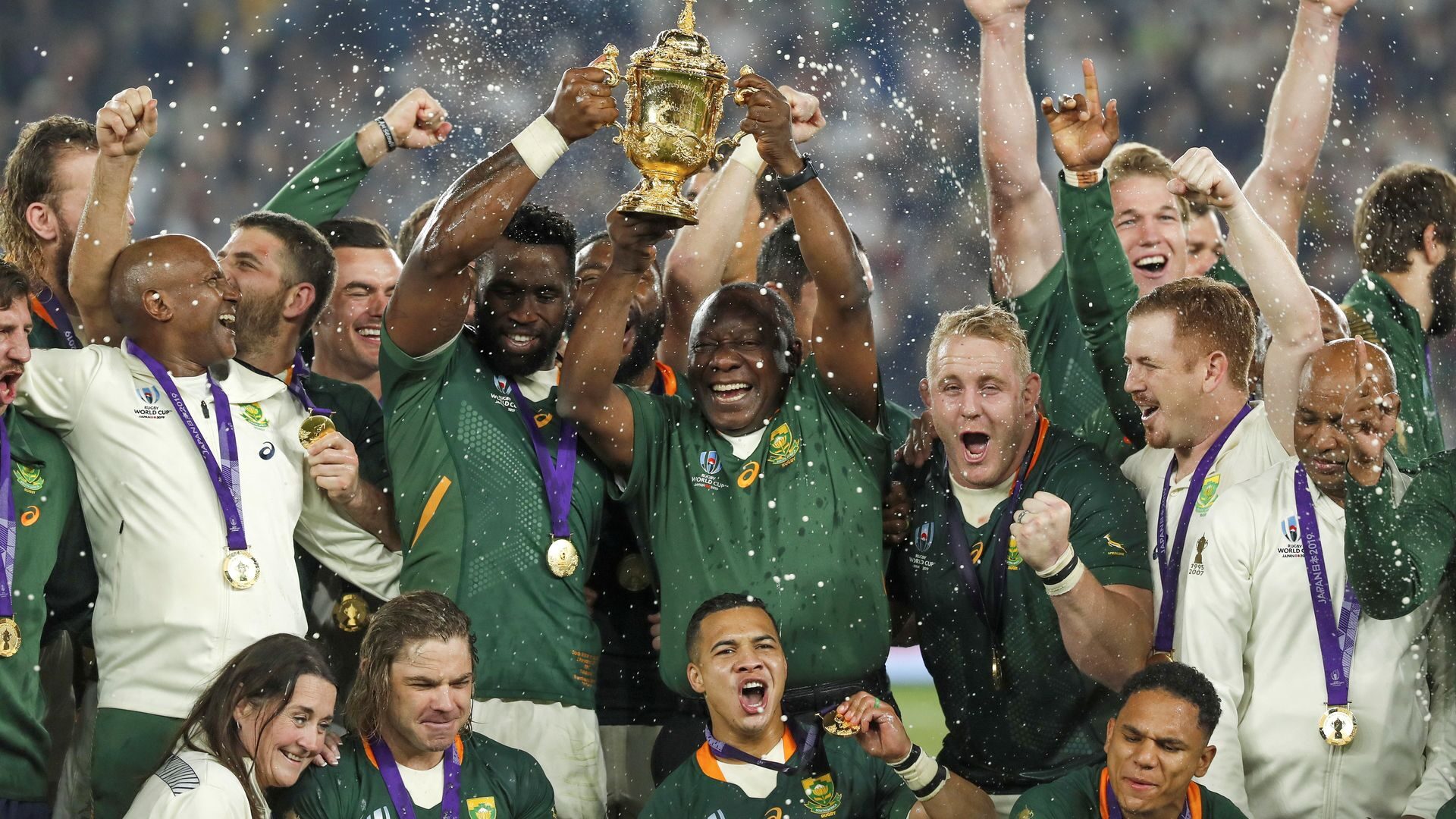 Todos los campeones de la Copa Mundial de Rugby en la historia