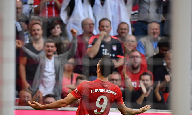 Lewandowski está en plena racha goleadora con el Bayern de Múnich. |  EFE
