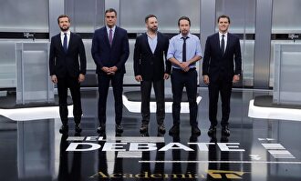 Debate electoral de la Academia de la Televisión |  EFE