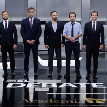 Debate electoral de la Academia de la Televisión |  EFE