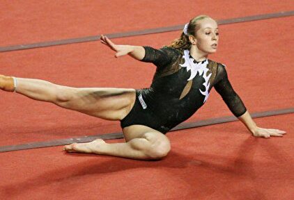 Verona van de Leur, subcampeona de Europa de gimnasia. |  Archivo