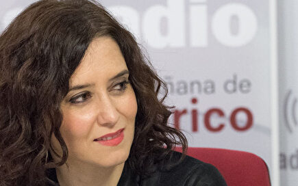 Díaz Ayuso, durante la entrevista. |  David Alonso Rincón