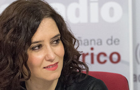 Díaz Ayuso, durante la entrevista. |  David Alonso Rincón