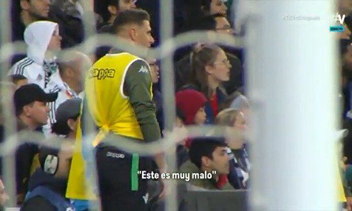 Joaquín, cazado en una jugada de Vinicius: "Este es muy malo" 