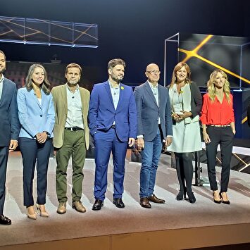 Los candidatos en TV3 |  Europa Press