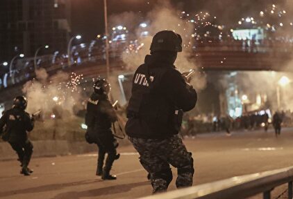 Los enfrentamientos en La Paz de las últimas semanas. |  EFE