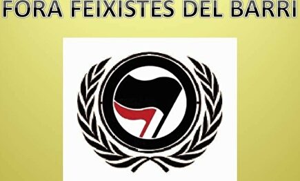 Cartel difundido por los CDR para boicotear el acto de Vox. |  Twitter