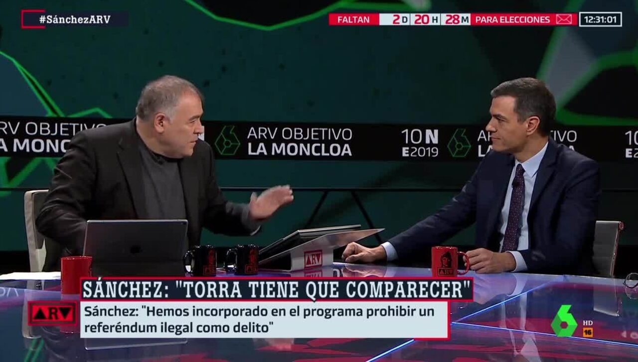 Pedro Sánchez entrevistado por Ferreras |  Al Rojo Vivo