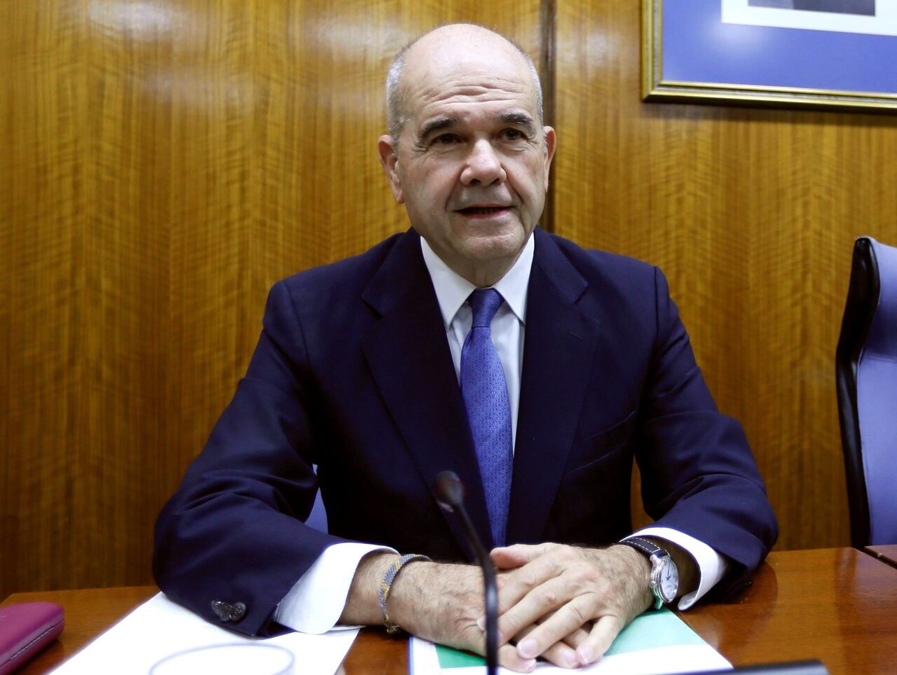 Manuel Chaves, este jueves |  EFE