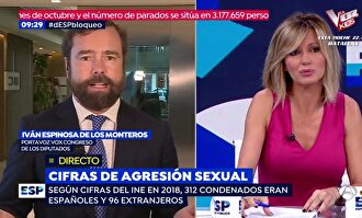 Espinosa de los Monteros deja en ridículo a Susanna Griso con las cifras sobre delitos sexuales