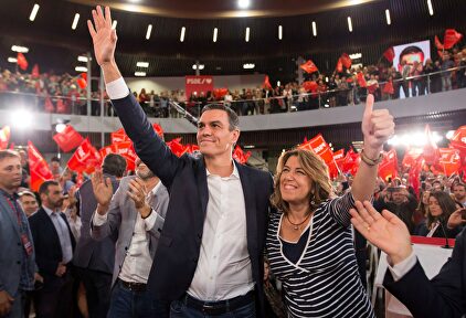 Pedro Sanchez y Susana Díaz. |  EFE