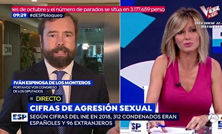 Espinosa de los Monteros deja en ridículo a Susanna Griso con las cifras sobre delitos sexuales
