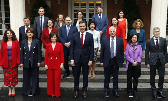 Pedro Sánchez y sus ministros I Moncloa