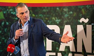 Javier Ortega Smith durante un acto en Zamora este viernes |  EFE