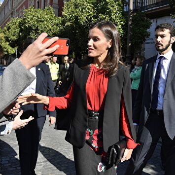 El look de Letizia con guiño a Andalucía que no termina de convencer
