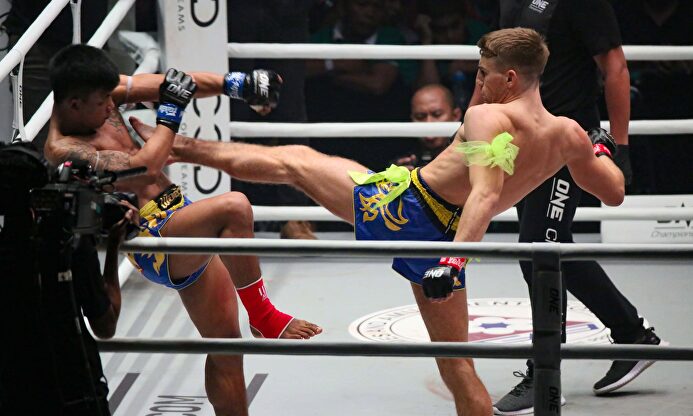 Imagen de un combate de Muay Thai celebrado en Manila (Filipinas) el pasado mes de agosto. |  Cordon Press