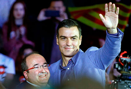 Miquel Iceta y Pedro Sánchez |  EFE