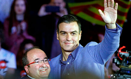 Miquel Iceta y Pedro Sánchez |  EFE
