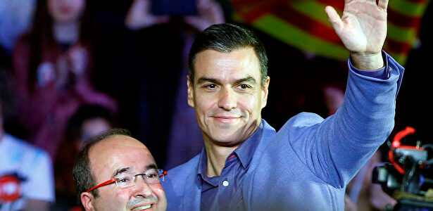 Miquel Iceta y Pedro Sánchez |  EFE