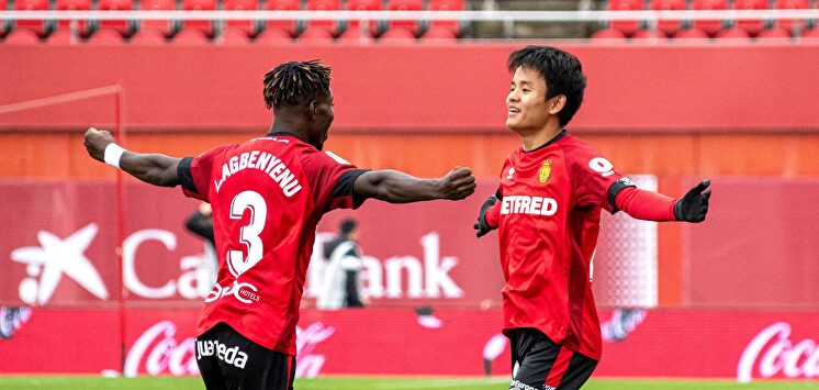 Kubo iluminó el ataque de su Mallorca |  EFE