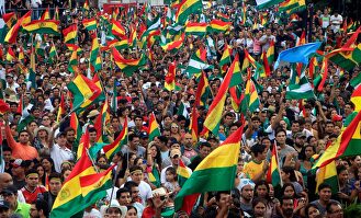 Marchas en La Paz. |  EFE