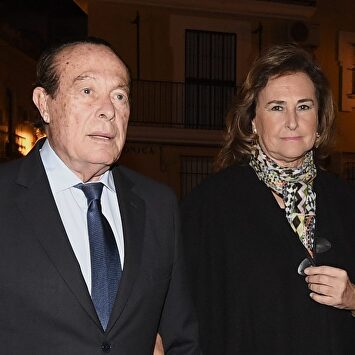 Romero y su esposa, Carmen Tello |  Cordon Press