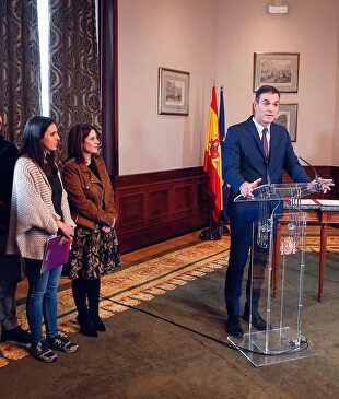 Pedro Sánchez y Pablo Iglesias |  EFE