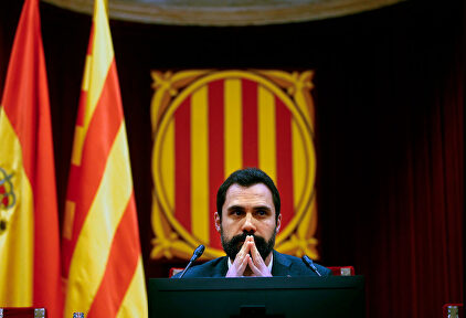 El presidente del Parlamento catalán, Roger Torrent | EFE