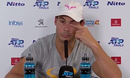 El tremendo enfado de Nadal cuando le preguntan si casarse le distrajo dentro de la pista