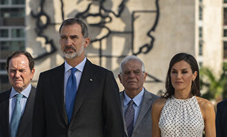 Reyes a Cuba visitan Cuba y pasean por La Habana