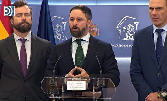 Santiago Abascal pide la dimisión de Sánchez por cometer un "fraude electoral"