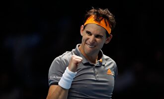 Dominic Thiem celebra la victoria. |  EFE