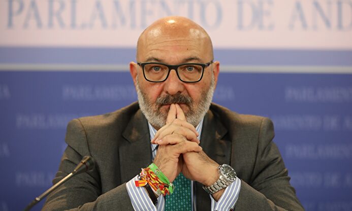 Alejandro Hernández, portavoz de Vox en Andalucía. | Europa Press