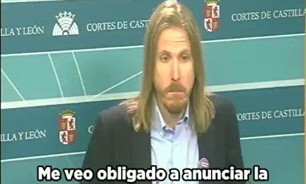 Pataleta del líder de Podemos en Castilla y León contra una propuesta de Vox: "Es una puta basura"