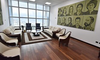 Parte de la suite presidencial que ocupaba Evo Morales. |  EFE