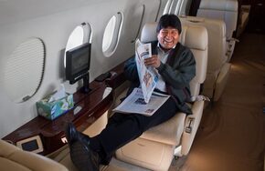 EL COMUNISMO QUE TANTO SE DESEA EL CHEPA Evo-morales-avion