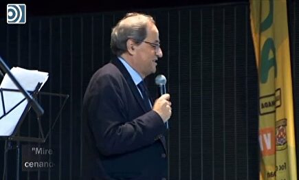 Las escatológica amenaza de Quim Torra al tribunal horas antes de sentarse en el banquillo