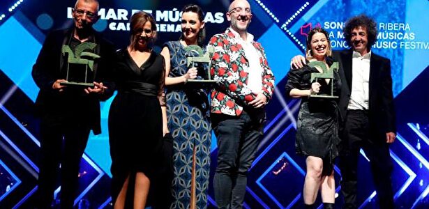 Los representantes del Concert Music Festival al recibir el Premio Ondas 2019 |  Archivo
