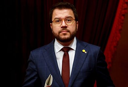 El presidente en funciones de la Generalidad, Pere Aragonès. | EFE