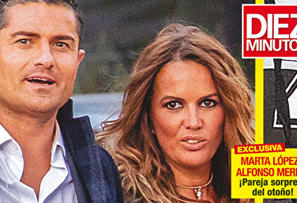 La pareja comenzó a salir en otoño |  Diez Minutos