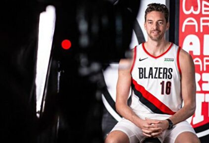 Pau Gasol, con Portland. |  EFE