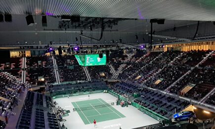Gradas vacías en la Copa Davis. |  Twitter