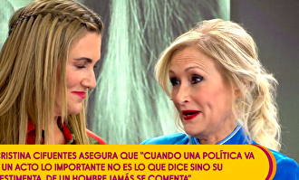 Cifuentes en Sálvame |  Telecinco