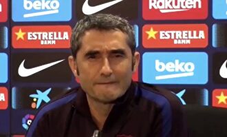 La genialidad de Valverde en plena rueda de prensa