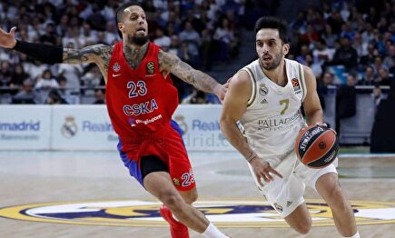 Facu Campazzo, en un partido ante el CSKA de Moscú. | EFE/Archivo