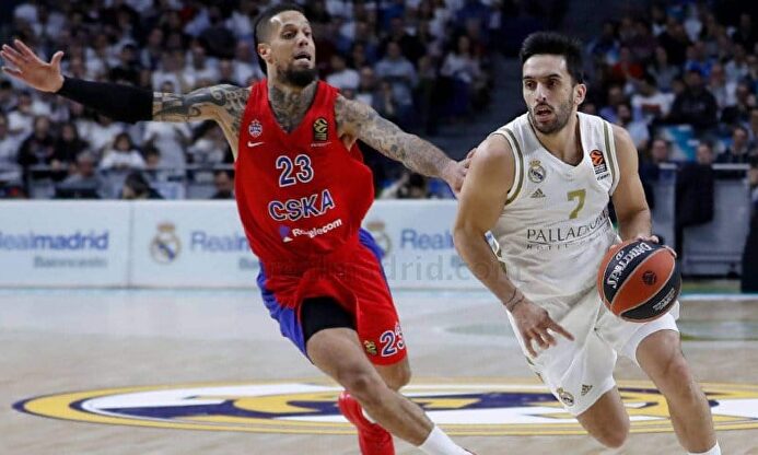 Campazzo y Deck fueron decisivos en el triunfo ante el Maccabi |  EFE